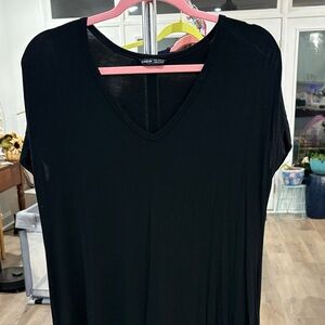 SHEIN Classic Black V-Neck Dress